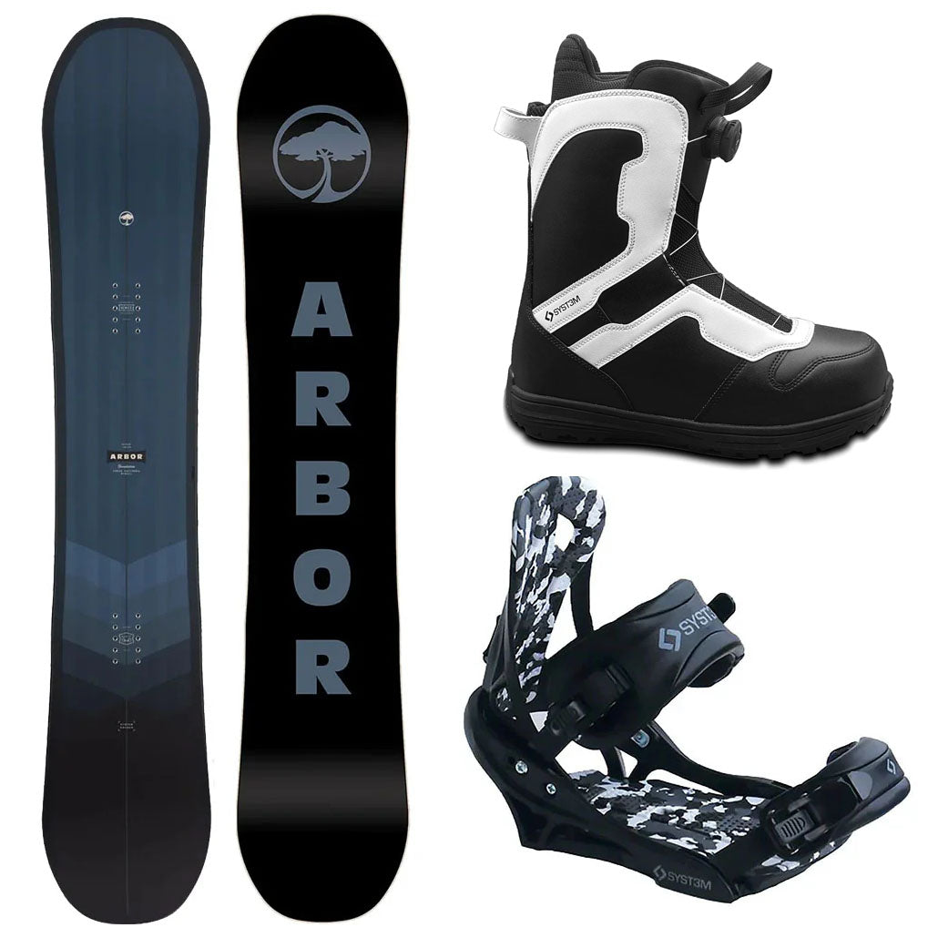 Blowout Sale Complete Snowboard Package - Arbor Foundation, Pro