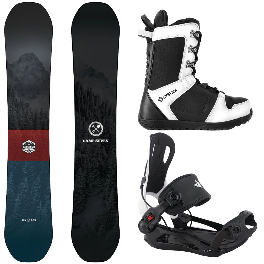 2027 Complete Snowboard Package - Camp Seven Redwood, APX Boots