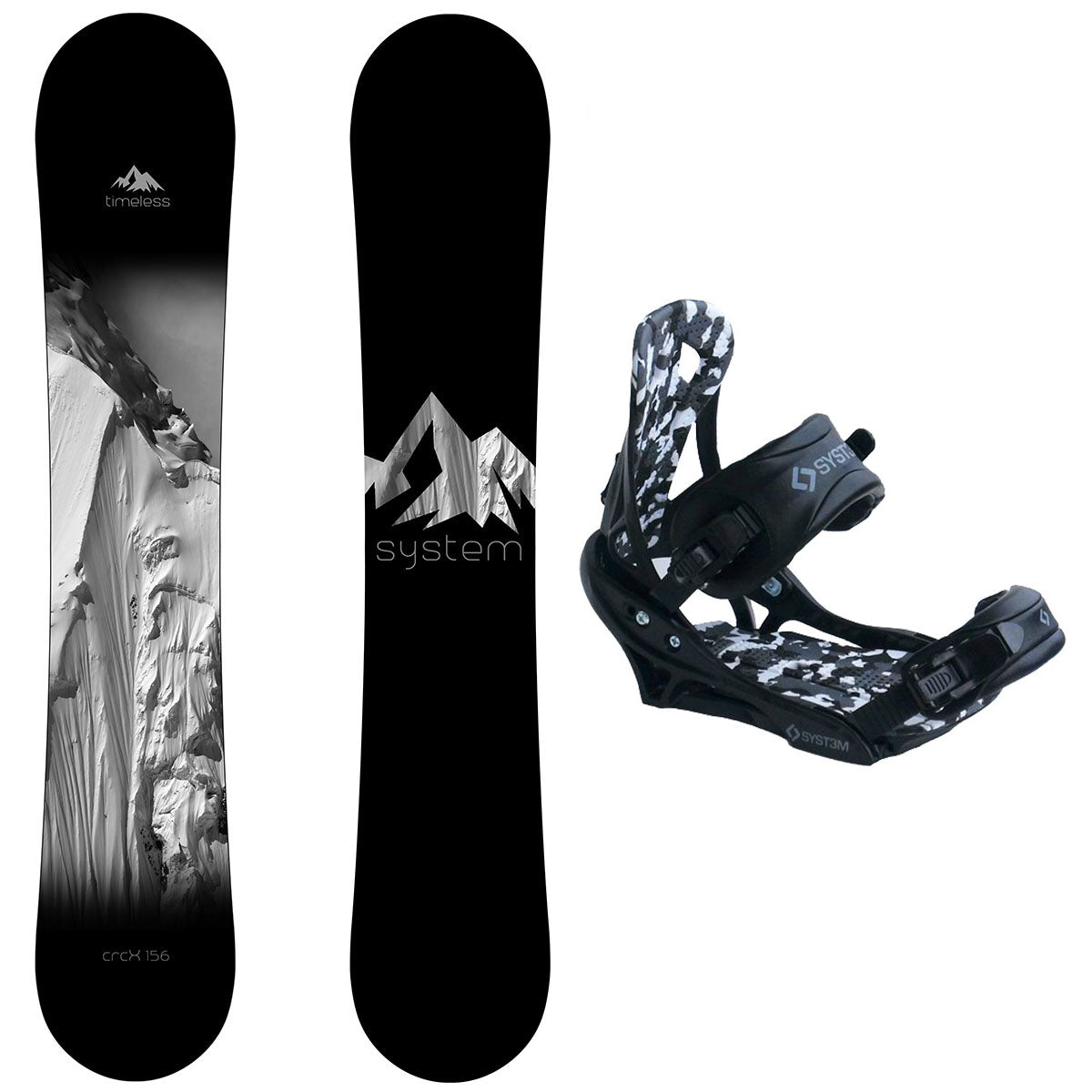 2026 Snowboard Package - System Timeless, APX Bindings – Wiredsport