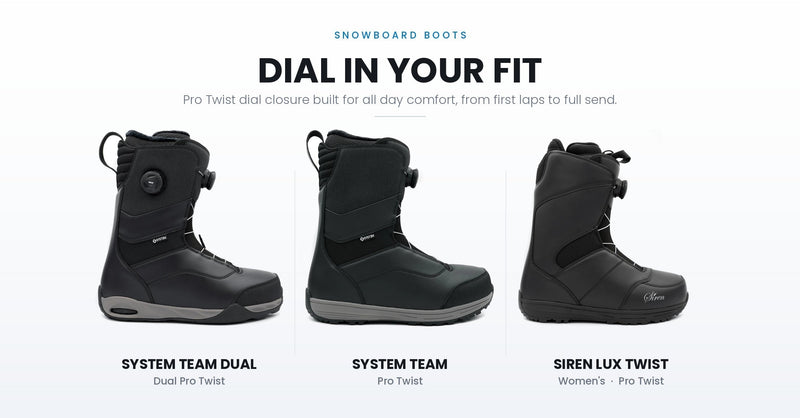 Three New Pro Twist Boots