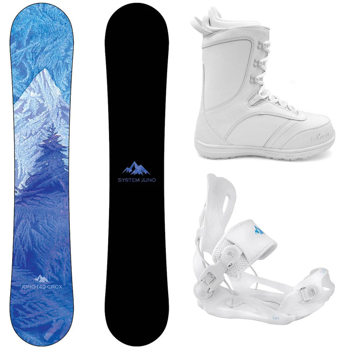 System Juno Snowboard, LUX Boots, LUX Bindings - Women's Complete Snowboard Package 2027