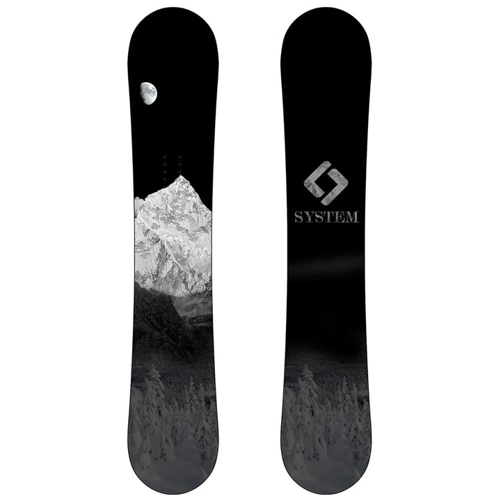 System MTN Snowboard, APX Bindings - Men's Snowboard & Binding Package