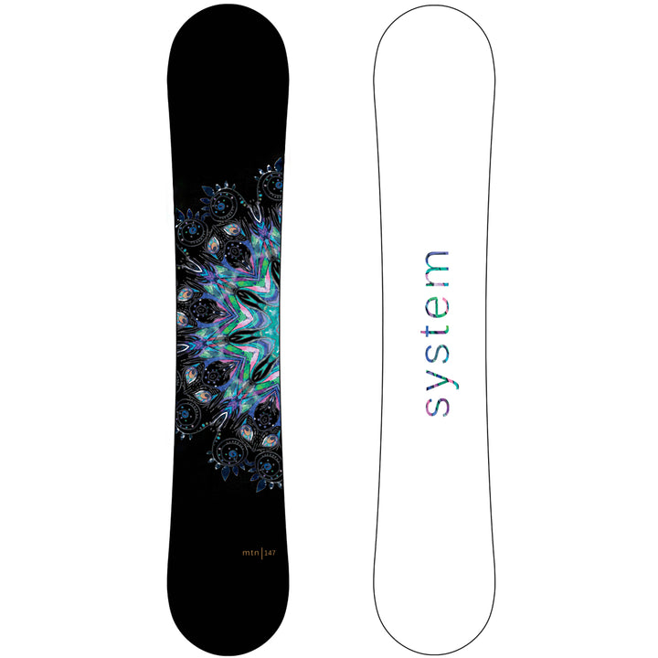 System MTNW Snowboard, Pro Twist Boots, LUX Bindings - Women's Complete Snowboard Package