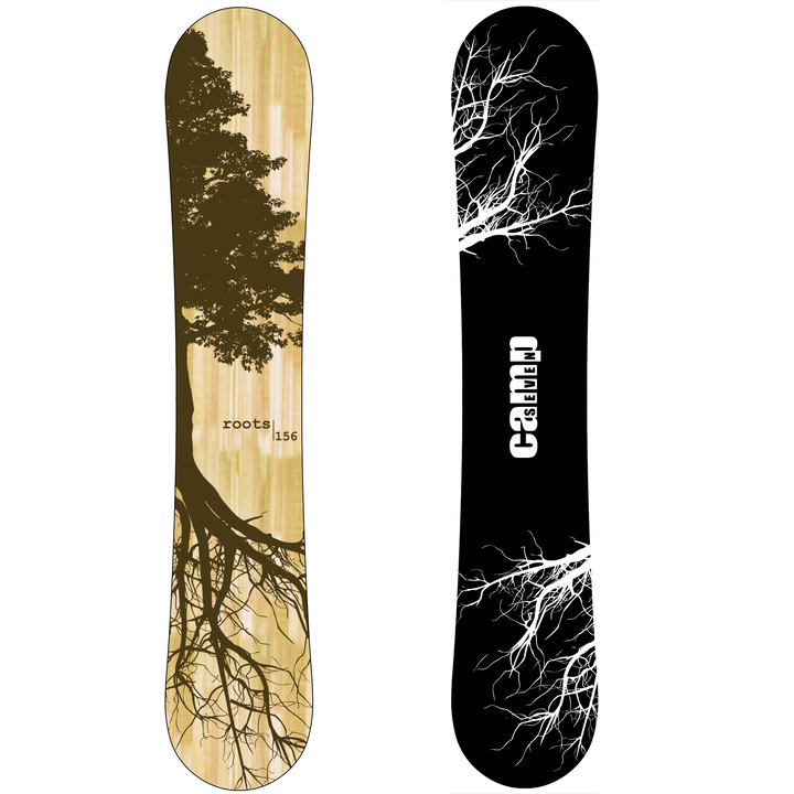 Camp Seven Roots Snowboard, Pro Twist Boots, Summit Bindings - Men's Complete Snowboard Package
