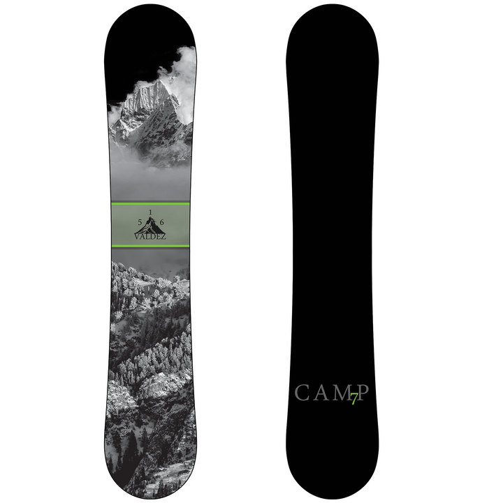 Camp Seven Valdez Snowboard, LTX Rear Entry Bindings - Men's Snowboard & Binding Package