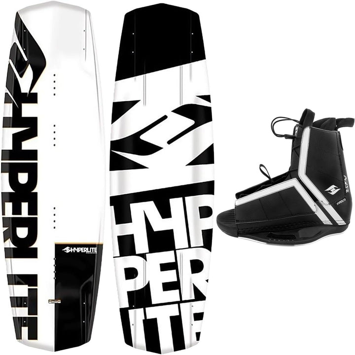 Hyperlite Agent Wakeboard, Agent Bindings - Men's Complete Wakeboard Package