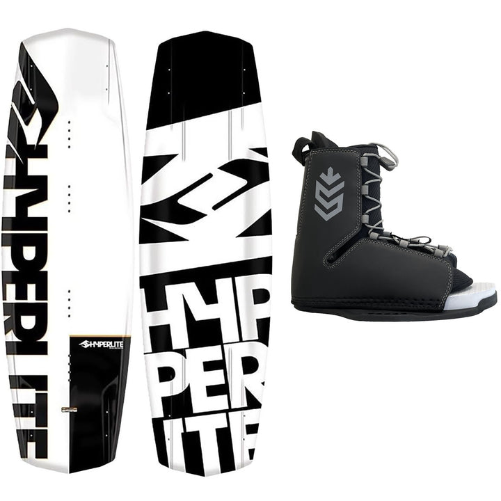 Hyperlite Agent Wakeboard, Tour Bindings - Men's Complete Wakeboard Package