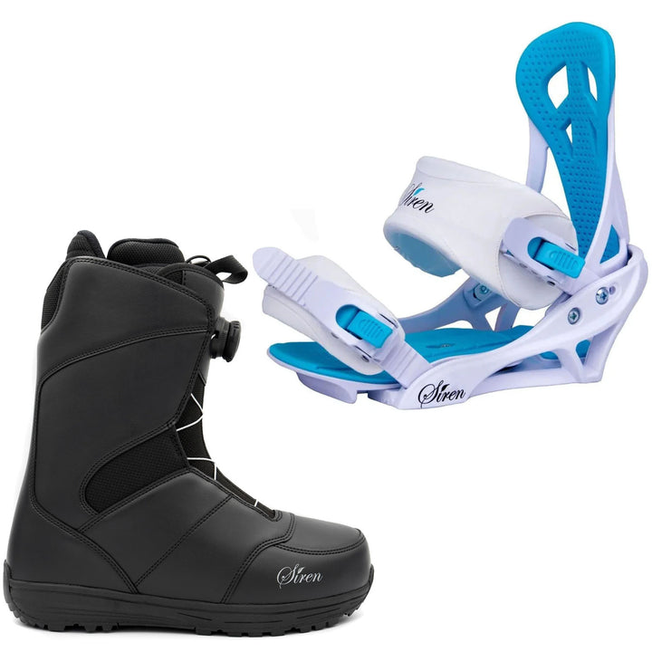 Camp Seven Mystic Bindings & Black Lux Pro Twist Boots Women's Boot and Bindings Combo 2027