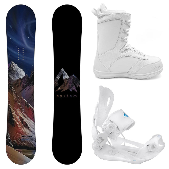 System Comp Snowboard, LUX Boots, Lux Bindings - Women's Complete Snowboard Package 2027