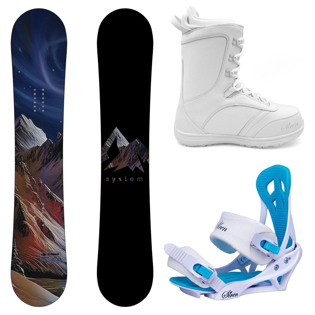 System Comp Snowboard, LUX Boots, Mystic Bindings - Women's Complete Snowboard Package 2027