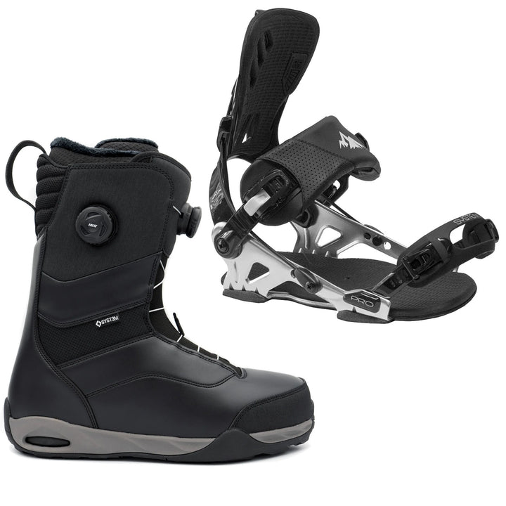 System Pro Rear Entry Step in Bindings & Team Dual Pro Twist Boots Men's Boot and Bindings Combo 2027