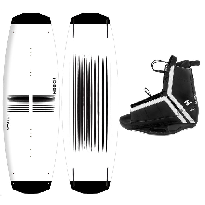 System Mission Wakeboard, Agent Bindings - Men's Complete Wakeboard Package