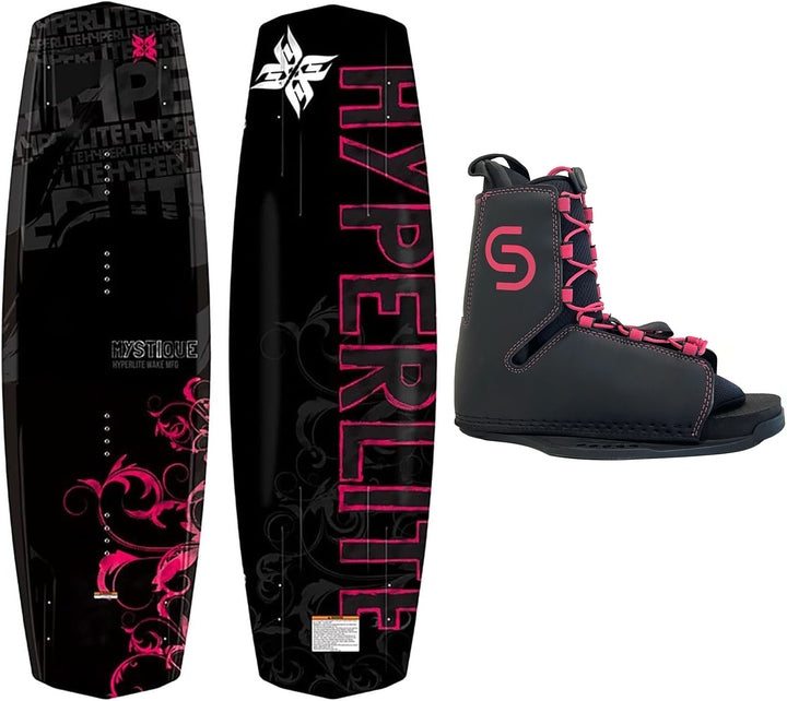 Hyperlite Mystique Wakeboard, Rhythm Bindings - Women's Complete Wakeboard Package 135 cm 2027