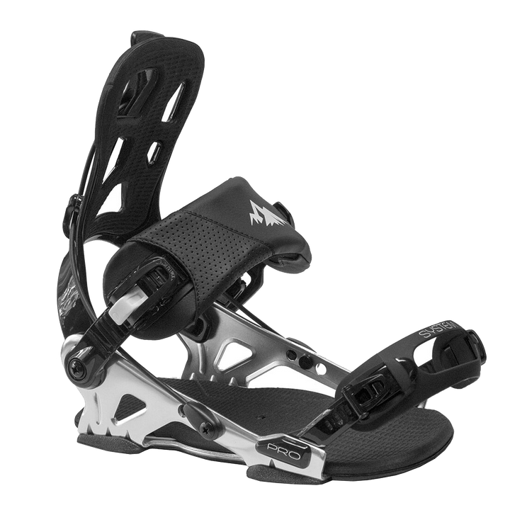 System Pro All Mountain Men's Rear Entry Step-In Snowboard Bindings