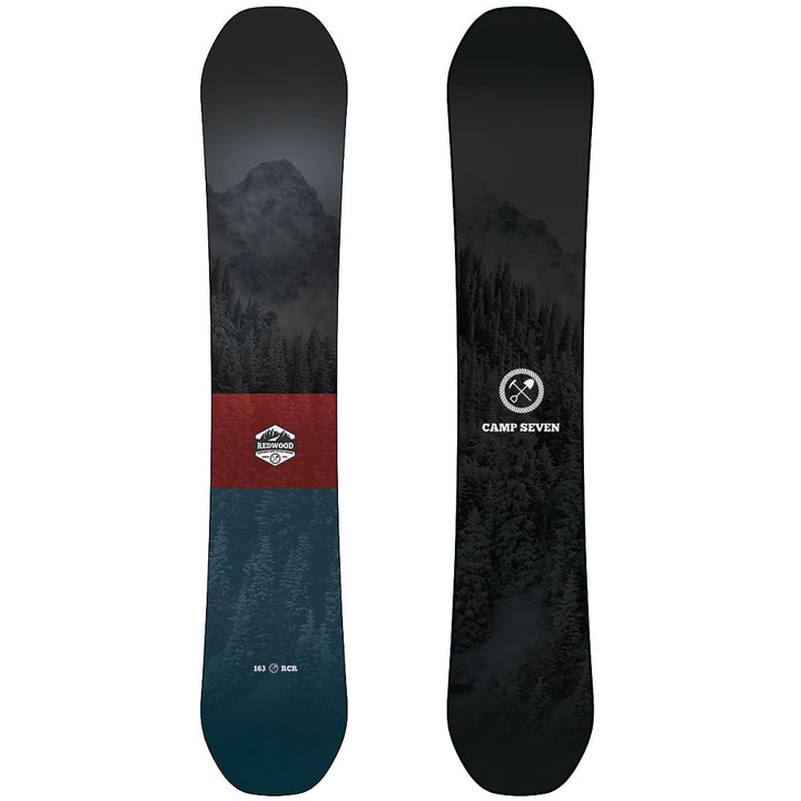 Camp Seven Redwood Snowboard, Pro Twist Boots, Summit Bindings - Men's Complete Snowboard Package