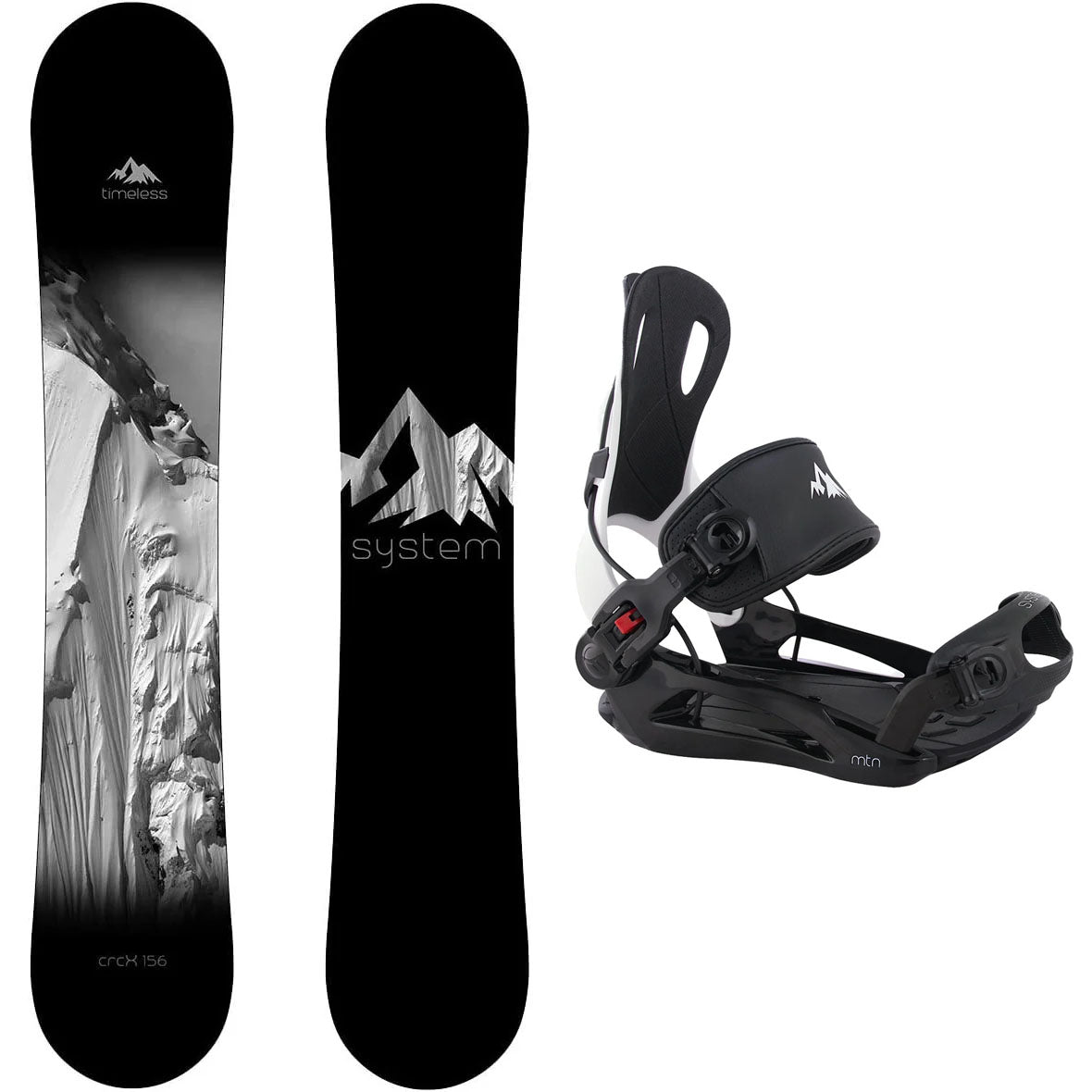 2026 Snowboard Package - System Timeless, MTN Bindings – Wiredsport